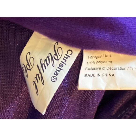 Toddler Witch Costume Chrisha Playful Plush Purple & Orange Halloween Outfit Age - Picture 6 of 9